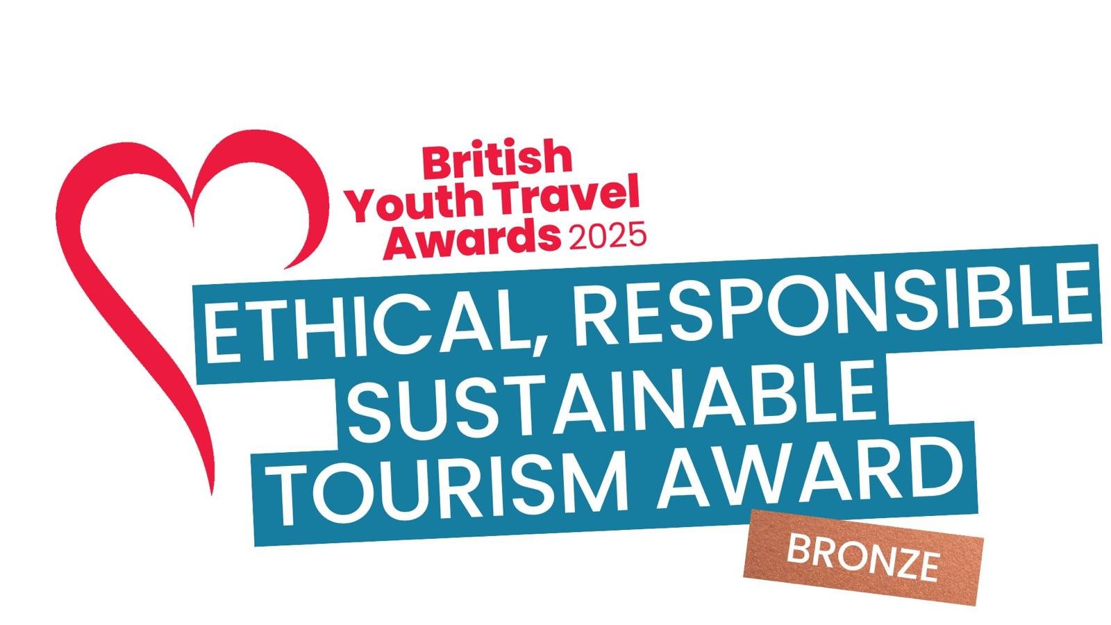 British Youth Travel Awards 2025 — Ethical, Responsible, Sustainable Tourism Award